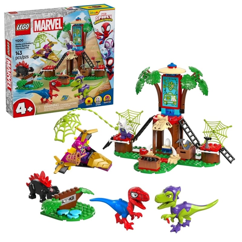 小蜘蛛和綠惡魔的樹屋總部迅猛龍大戰 Spidey and Gobby's Raptor Battle at Tree