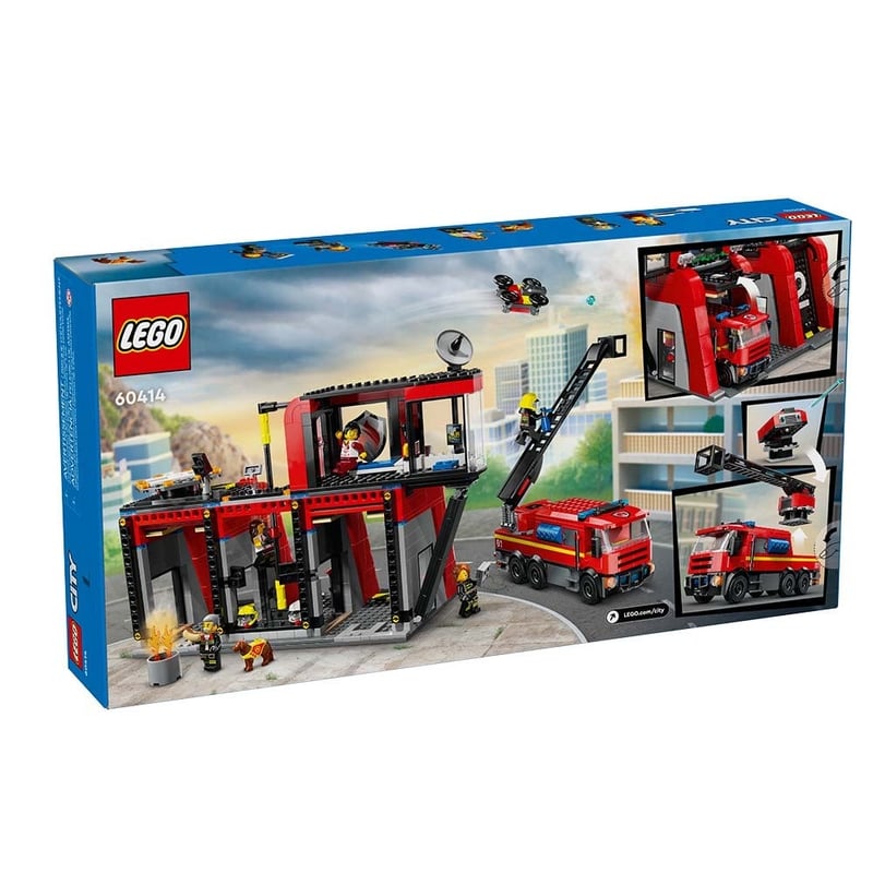消防局和消防車 Fire Station with Fire Truck 照片2