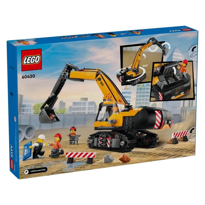 工程挖掘機 Yellow Construction Excavator 照片2