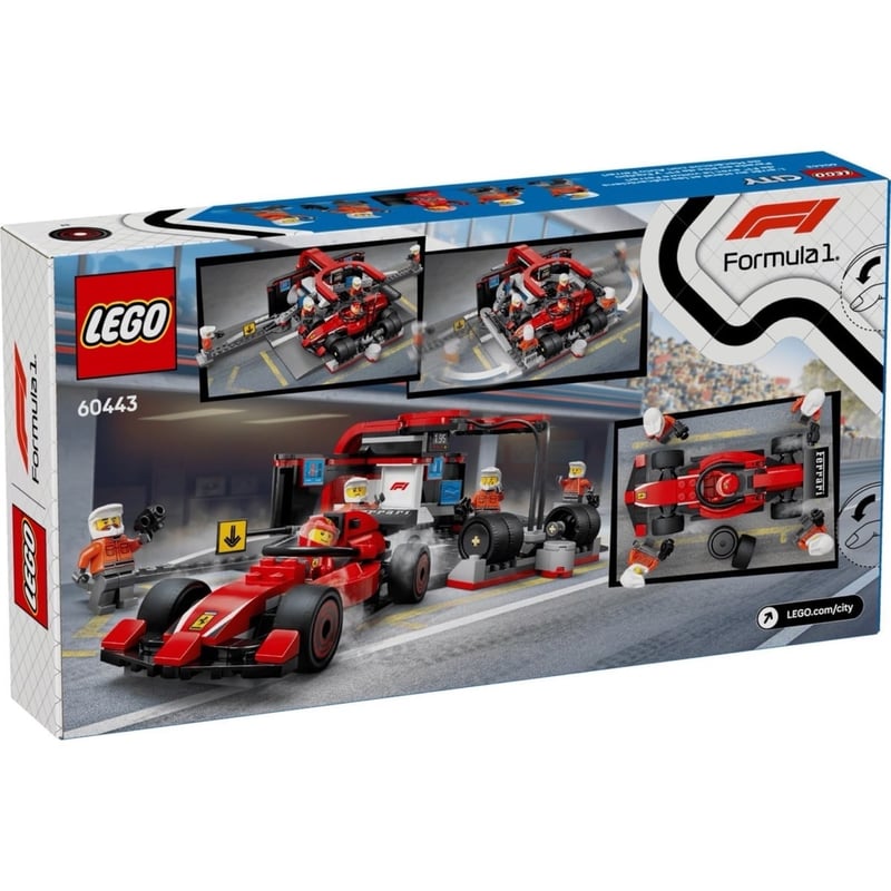 F1 維修站、維修人員和 Ferrari 汽車 F1® Pit Stop & Pit Crew with Ferrari Car 照片2